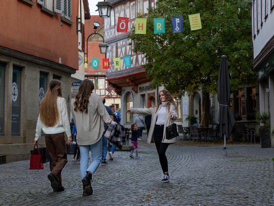 Shopping in der Marktstraße Öhringen Shopping in der Marktstraße Öhringen